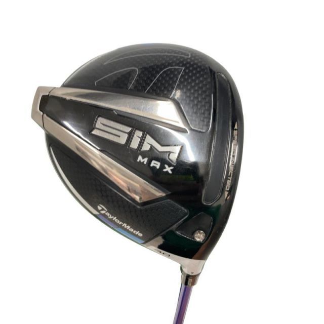 【中古】 テーラーメイド SIM MAX 9° ドライバー DR リシャフト (フレックスその他) メンズ 男性用 右利き 右用 Cランク ゴルフクラブ