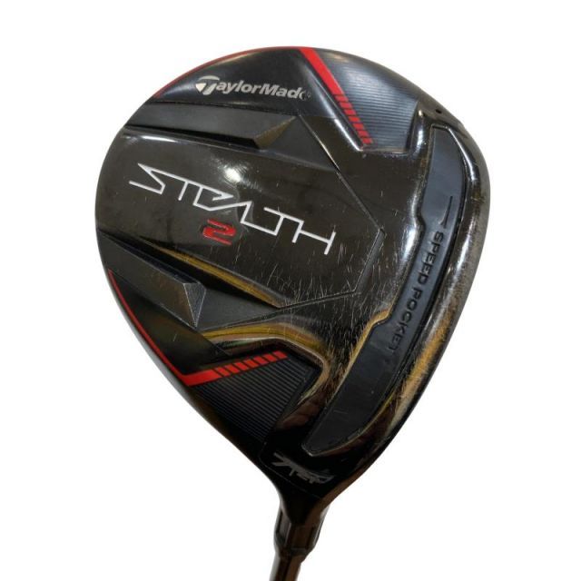 【中古】 テーラーメイド STEALTH2 7W フェアウェイウッド FW TENSEI RED TM50(STEALTH FW) (フレックスSR) メンズ 男性用 右利き 右用 Dランク ゴルフクラブ