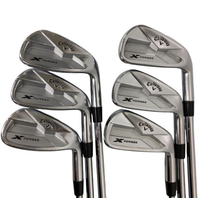 【中古】 キャロウェイ X FORGED(2018) 6S アイアンセット IR リシャフト (フレックスその他) メンズ 男性用 右利き 右用 Eランク ゴルフクラブ