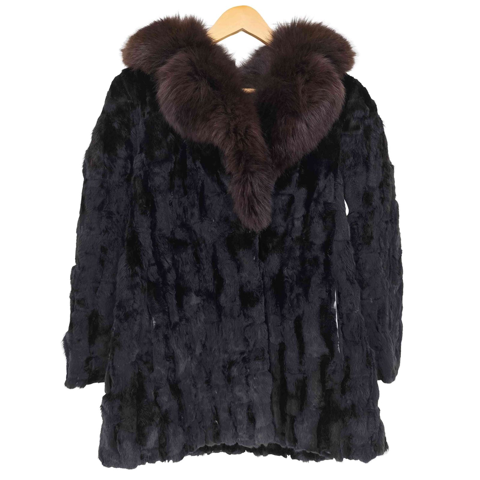 ユーズドフルギ USED古着 fur jacket ファージャケット レディース JPN：13号