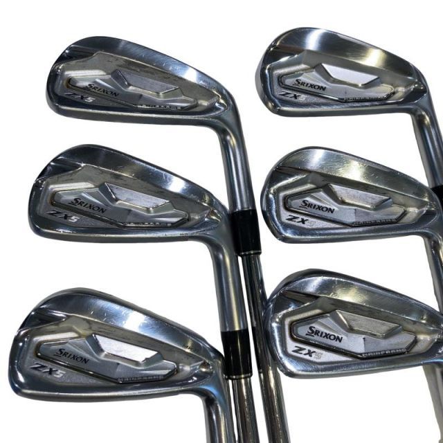 【中古】 ダンロップ SRIXON ZX5 6S アイアンセット IR NS PRO MODUS3 TOUR105 D.S.T (フレックスS) メンズ 男性用 右利き 右用 Cランク ゴルフクラブ