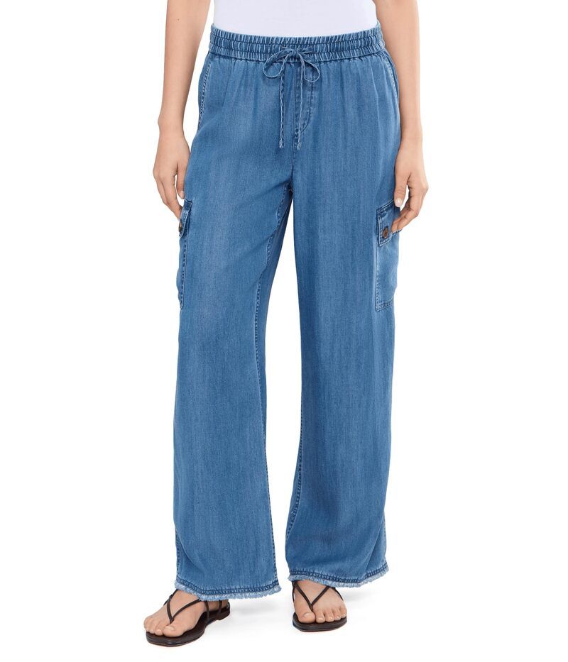 トッミーバハマ レディース ボトムス カジュアルパンツ Tommy Bahama Chambray Olei Cargo PantsWo Med Indigo Wash インディゴ