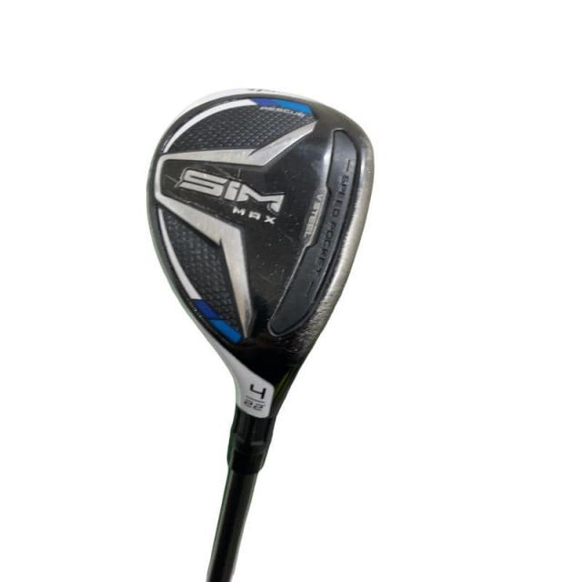 【中古】 テーラーメイド SIM MAX U4 ユーティリティ UT TENSEI BLUE TM60(UT) (フレックスS) メンズ 男性用 右利き 右用 Cランク ゴルフクラブ