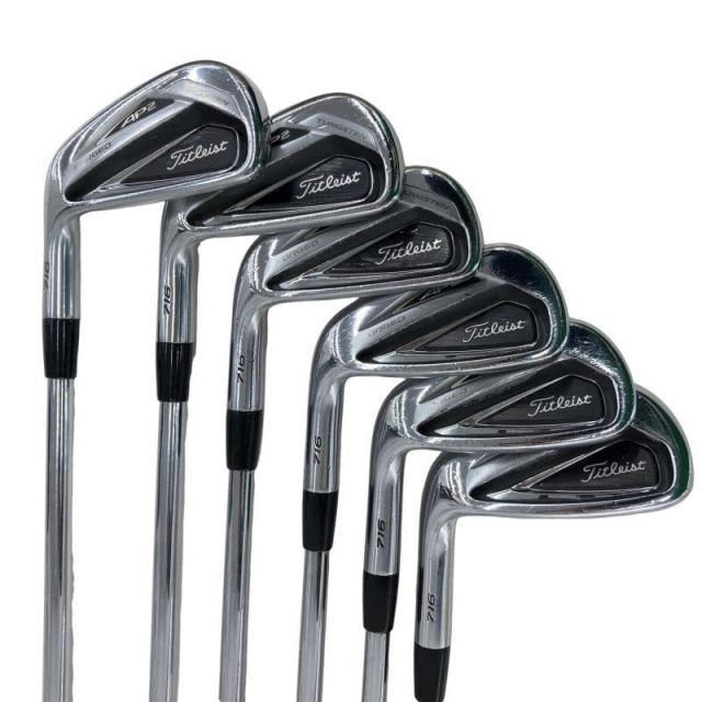 【中古】 タイトリスト Titleist AP2 716 6S レフティ アイアンセット IR 純正特注シャフト (フレックスS) メンズ 男性用 左利き レフティ 左用 Cランク ゴルフクラブ