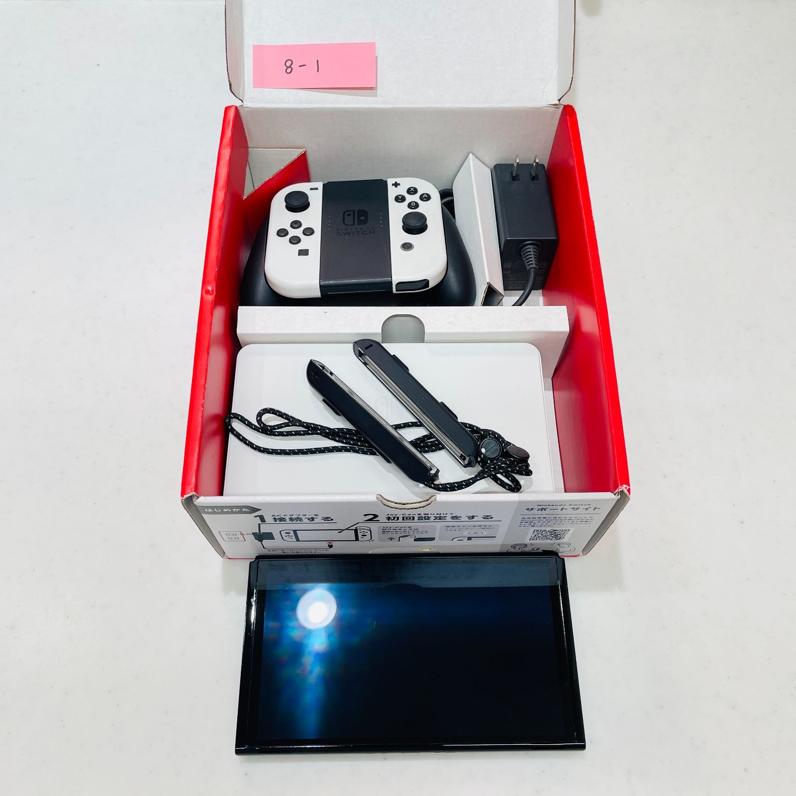 Nintendo Switch 有機ELモデル ホワイト 本体 美品 付属品完備 動作