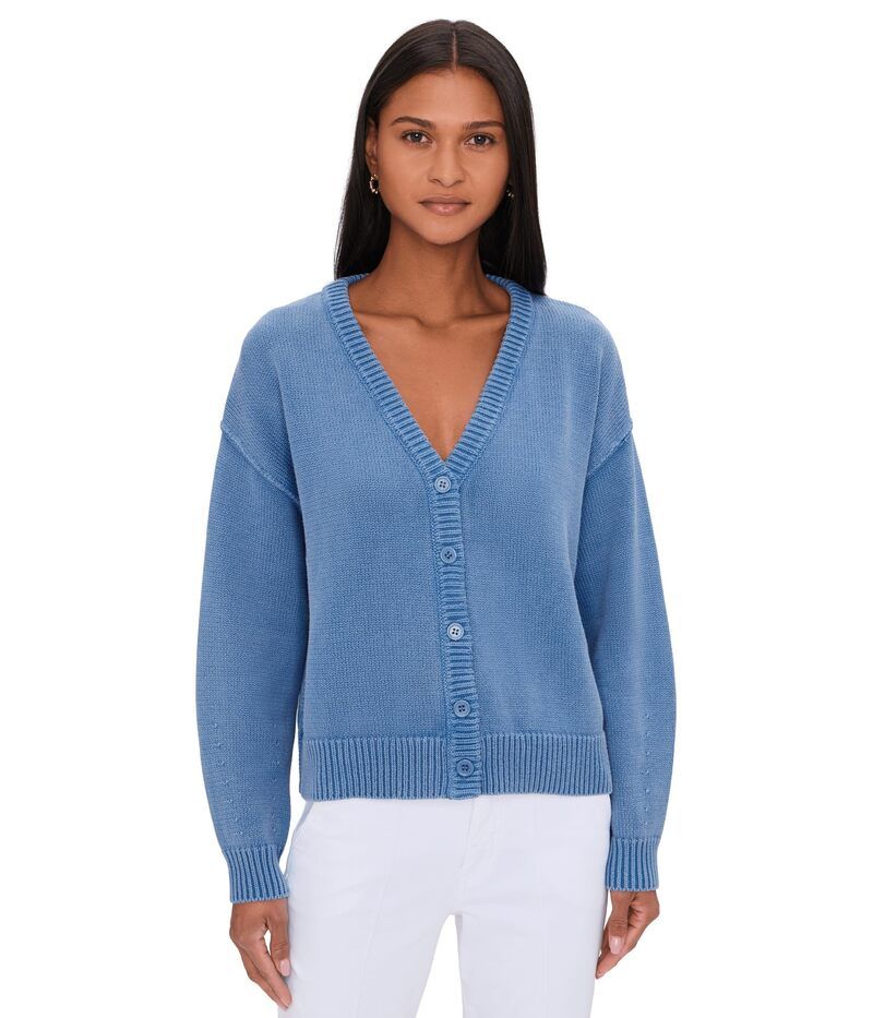 スプレンディット レディース アウター ニット・セーター Splendid Jayde Sweater Perfect Blue ブルー