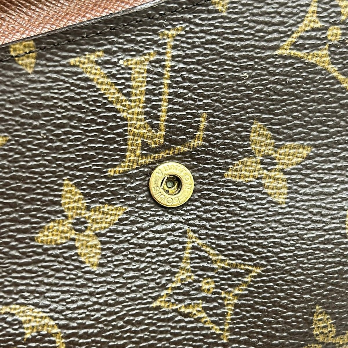 LOUIS VUITTON(ルイヴィトン) Wホック財布 モノグラム ポルト モネ