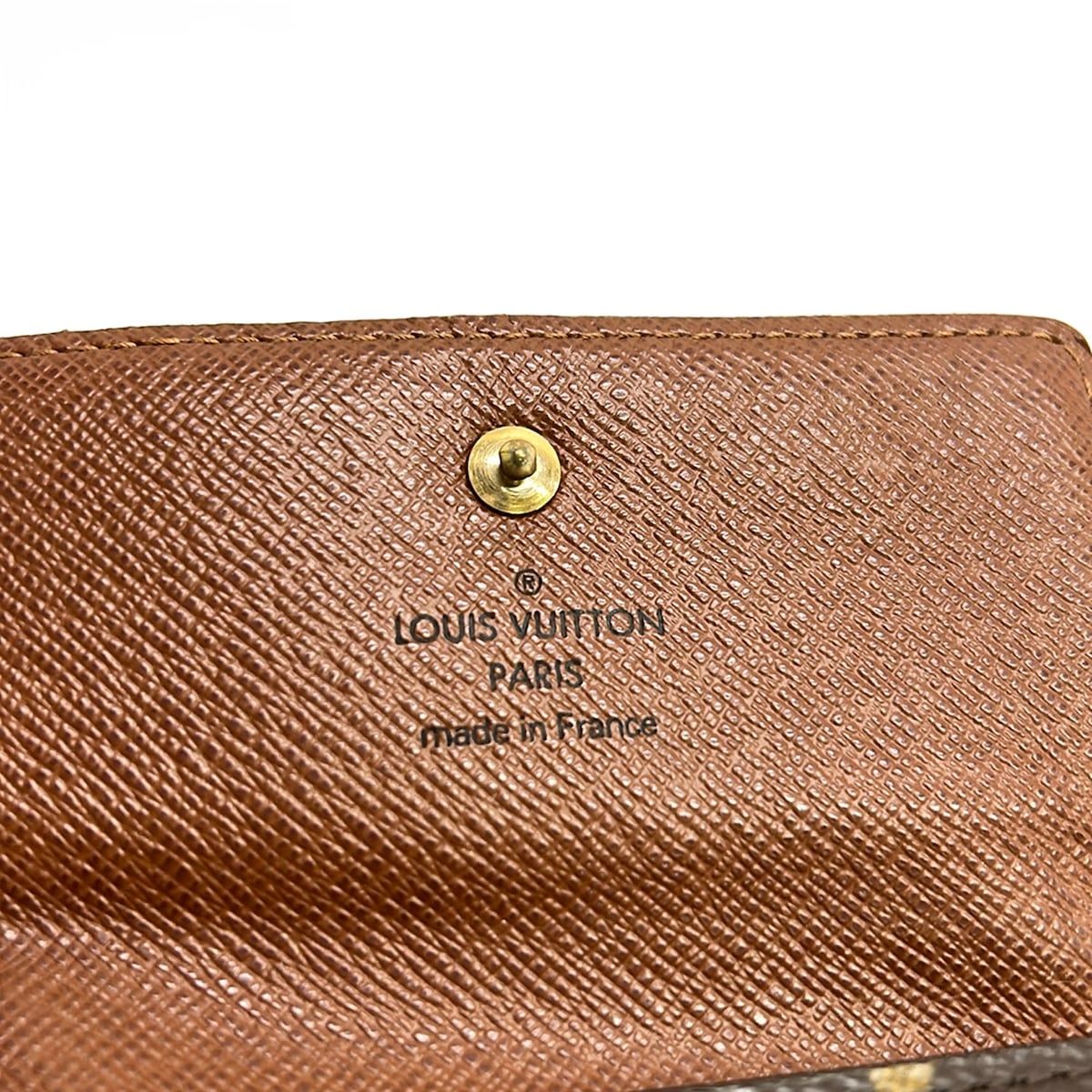 LOUIS VUITTON(ルイヴィトン) Wホック財布 モノグラム ポルト モネ