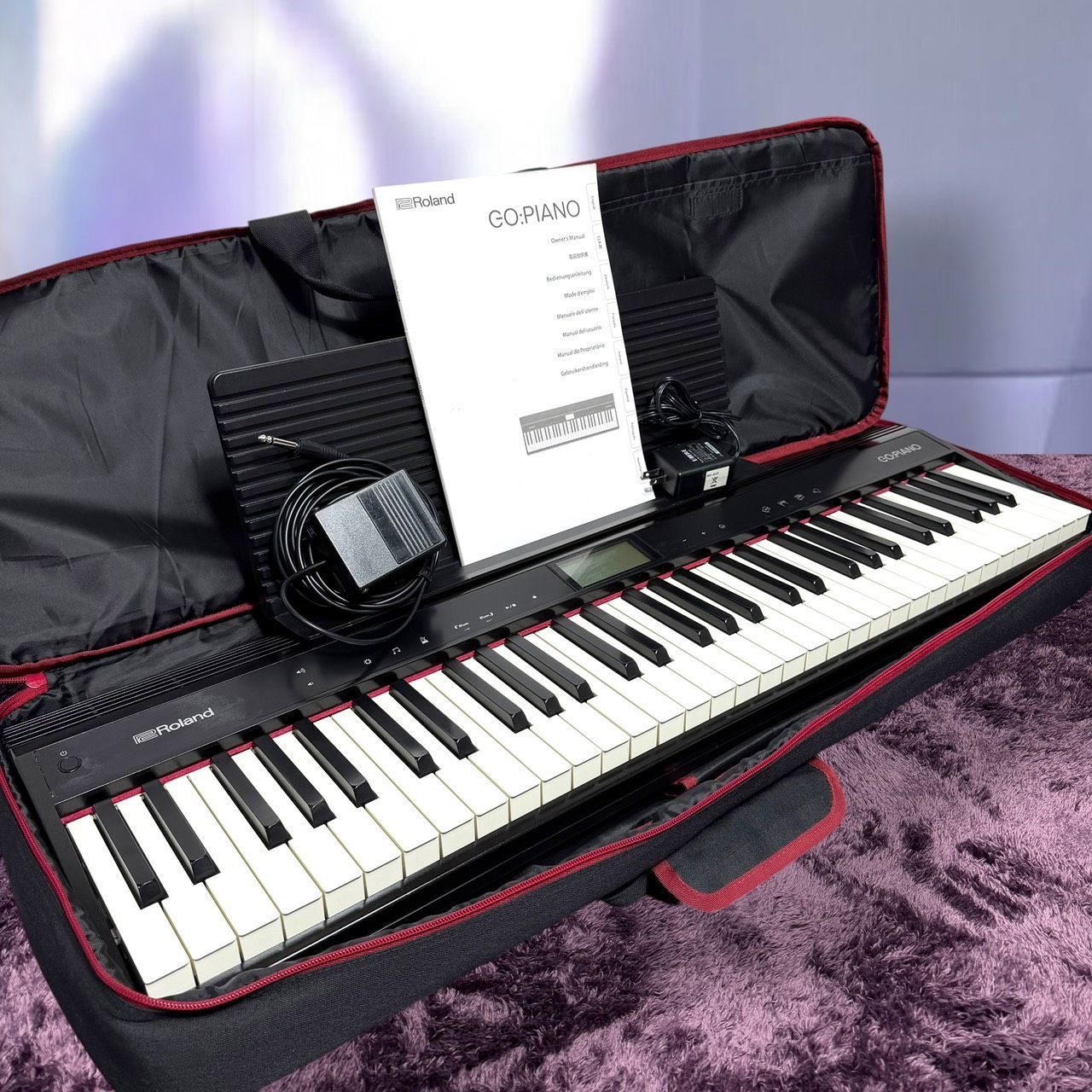 ☆動作品 送料無料 良品 Roland ローランド GO-61P 黒 ケース付き GO