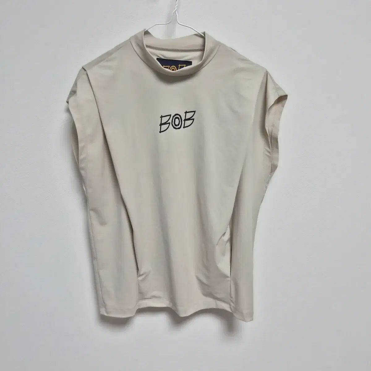BOB ゴルフ ベスト ノースリーブ Tシャツ ベージュ 95