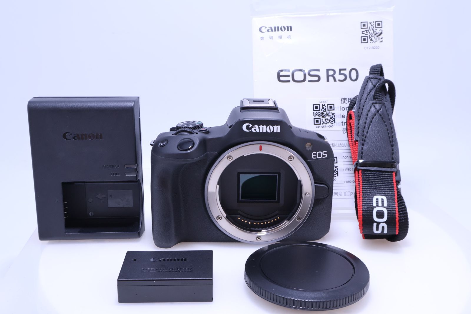 8,000回以下 極美品】Canon EOS R50 ボディ ブラック ミラーレス一眼