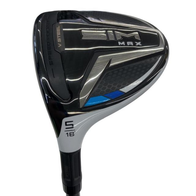 【中古】 テーラーメイド SIM MAX 5W フェアウェイウッド FW TENSEI BLUE TM50(FW) (フレックスR) メンズ 男性用 右利き 右用 Bランク ゴルフクラブ