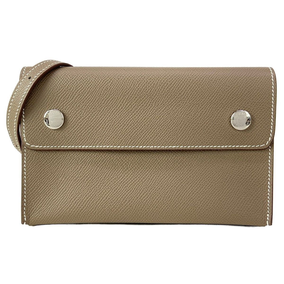 HERMES(エルメス) ショルダーバッグ美品 ナップ トゥーゴー エトゥープ