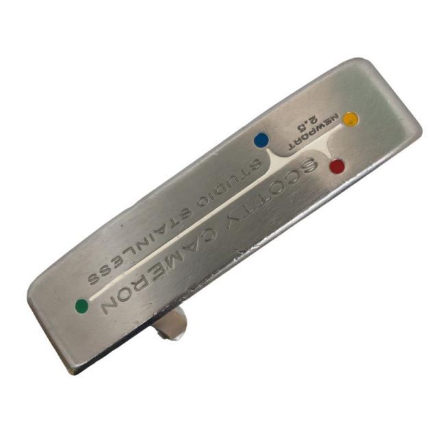 【中古】 タイトリスト SCOTTY CAMERON STUDIO STAINLESS NEWPORT 2.5 35インチ パター PT スチール (フレックスその他) メンズ 男性用 右利き 右用 Dランク ゴルフクラブ
