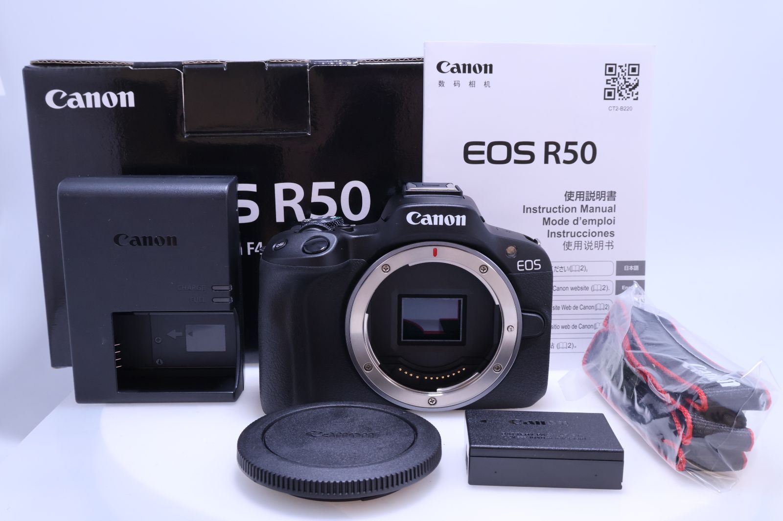 【1,000回以下 ほぼ新品】Canon EOS R50 ボディ ブラック ミラーレス一眼カメラ