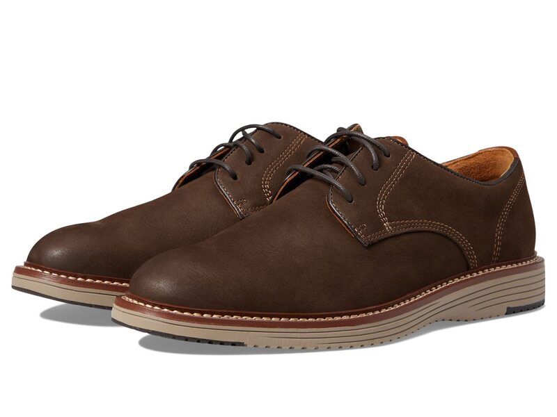 ジョンストンアンドマーフィー メンズ シューズ オックスフォード Johnston Murphy Upton Plain Toe Dark Brownubu ブラウン