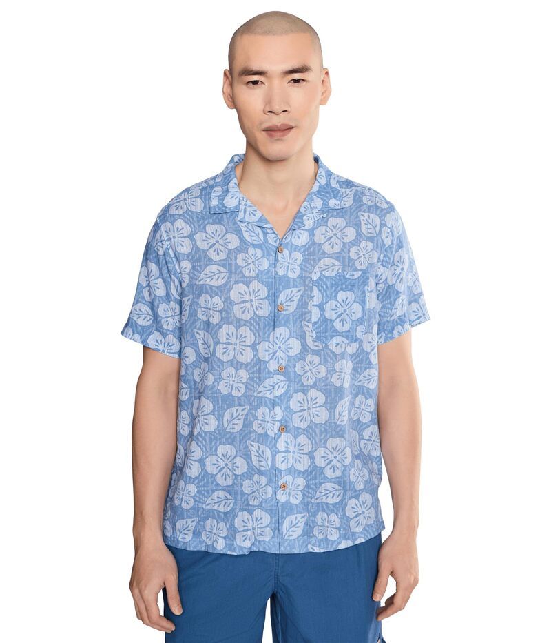 ヴァインヤードヴァインズ メンズ トップス シャツ Vineyard Vines Hawaiian Punch SBRZ Short Sleeve CB Shirt FloralCoastlin