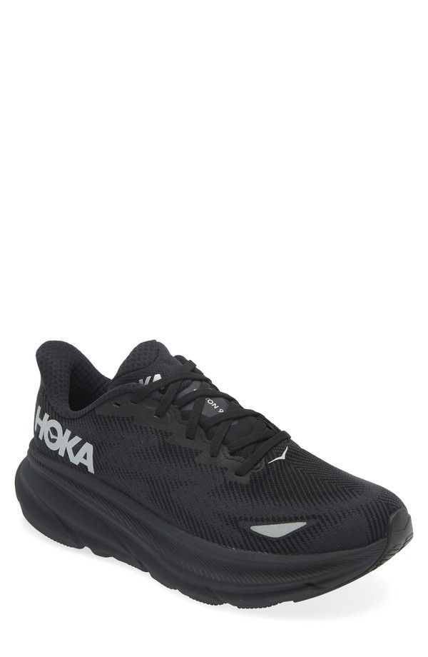 ホカオネオネ メンズ シューズ スニーカー HOKA Clifton 9 GoreTex Waterproof Running Shoe Black Black ブラック