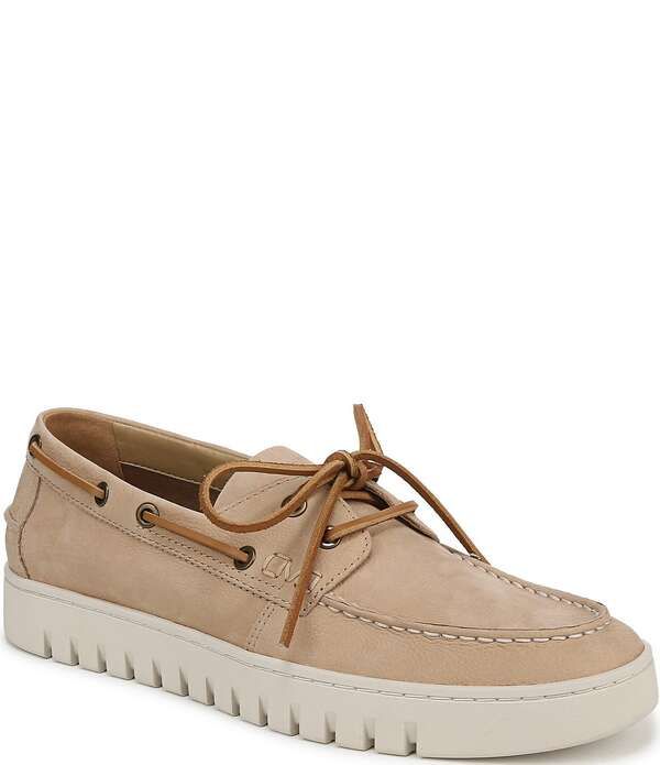 バイオニック メンズ シューズ スエード Vionic Mens Uptown Boat Nubuck Suede Slip On Boat Shoesand サンド