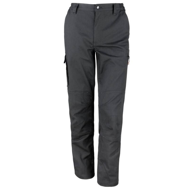 リザルト レディース ボトムス カジュアルパンツ WORKGUARD by Result Unisex Adult Sabre Stretch Work Trousers Black ブラック