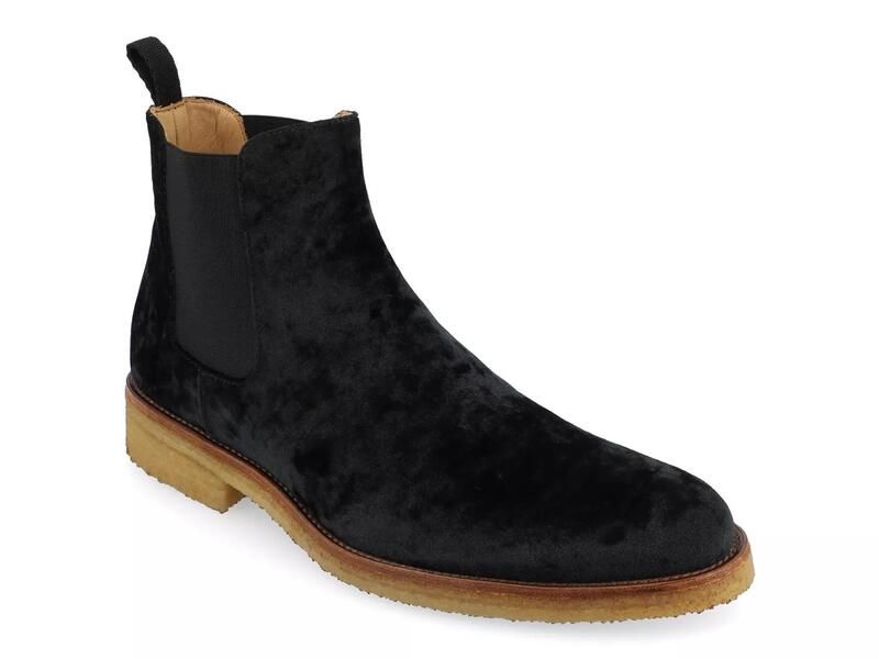 タフト メンズ シューズ ブーツ・レインブーツ チェルシーブーツ チェルシー TAFTJude Chelsea Boot Black Velour ブラック