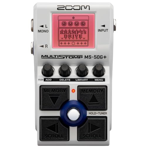 ZOOM(ズーム)MS-50G Plus ギター エフェクター【102種エフェクト/アンプシミュ/チューナー】マルチストンプ USB-C ステレオ出力 3年保証送料無料 cd05de24