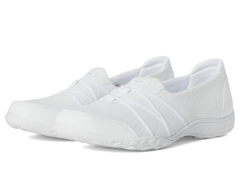 スケッチャーズ レディース シューズ スニーカー SKECHERS Breatheasy Harbor Hues White ホワイト