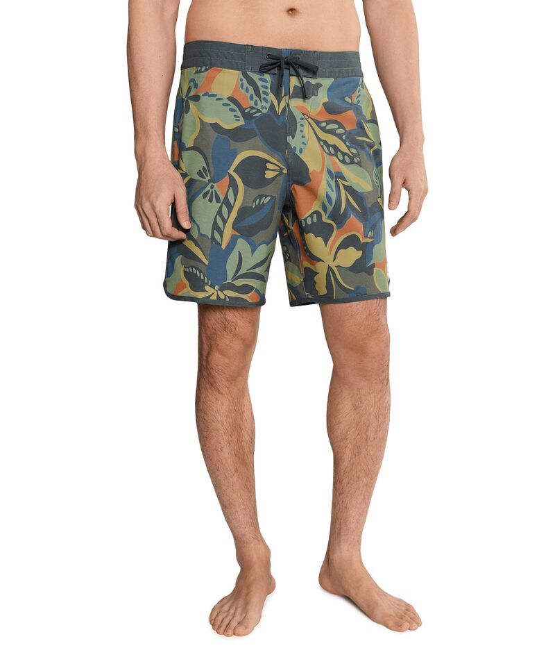 オニール メンズ 水着 ハーフパンツ・ショーツ プリント ショートパンツ ONeill OG Print Scallop 18 Boardshorts Dark Shadow