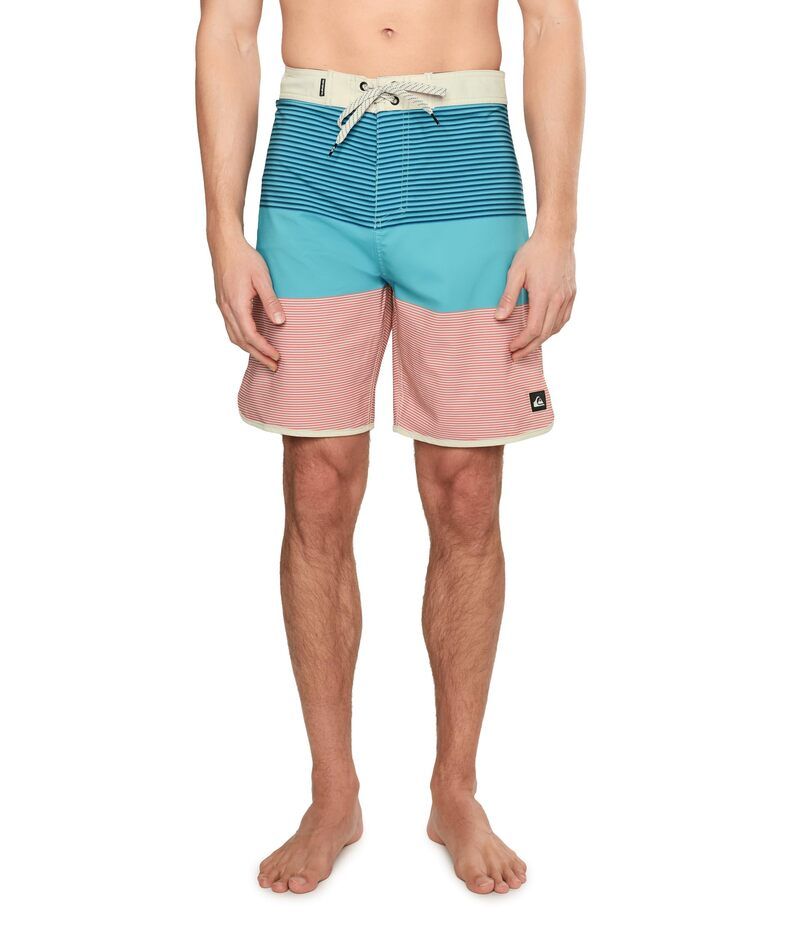 クイックシルバー メンズ 水着 ハーフパンツ・ショーツ ショートパンツ シルク Quiksilver Surfsilk Tijuana 19 Boardshorts Aqua アクア
