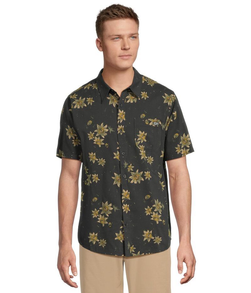 ソルティークルー メンズ トップス シャツ Salty Crew Session Short Sleeve Button Uphantom