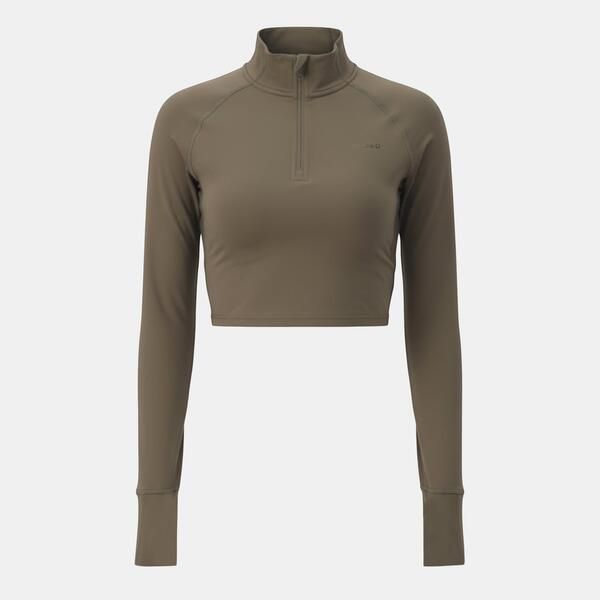 ユーエスエープロ レディース アウター ジャケット・ブルゾン USA Pro Training 14 Zip Jacket Womens Warm Ash アッシュ