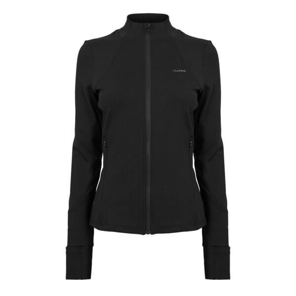 ユーエスエープロ レディース アウター ジャケット・ブルゾン スリムフィット USA Pro Womens Core Fitness Long Sleeve Slim Fit Performance