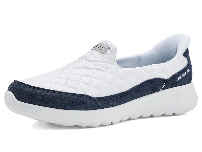 スケッチャーズ レディース シューズ スニーカー Skechers Performance Slipins Go Walk Joy Cozy Easy WhiteNavy ホワイト