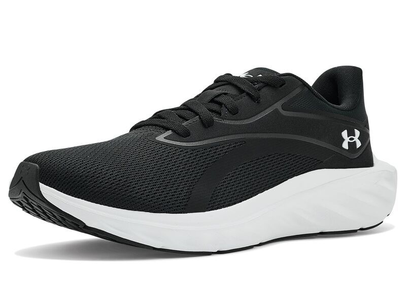アンダーアーマー メンズ シューズ スニーカー Under Armour Ascend Running Shoes BlackBlackWhi ブラック
