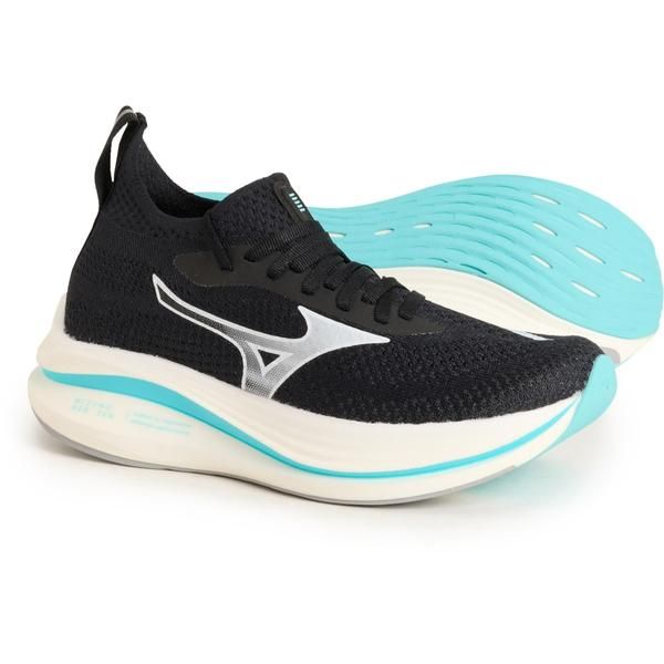 ミズノ レディース シューズ スニーカー Mizuno Neo Zen Running Shoes For Women BlackWhite ホワイト