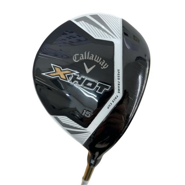 【中古】 キャロウェイ X HOT PRO 15° フェアウェイウッド FW 純正特注シャフト (フレックスX) メンズ 男性用 右利き 右用 Cランク ゴルフクラブ
