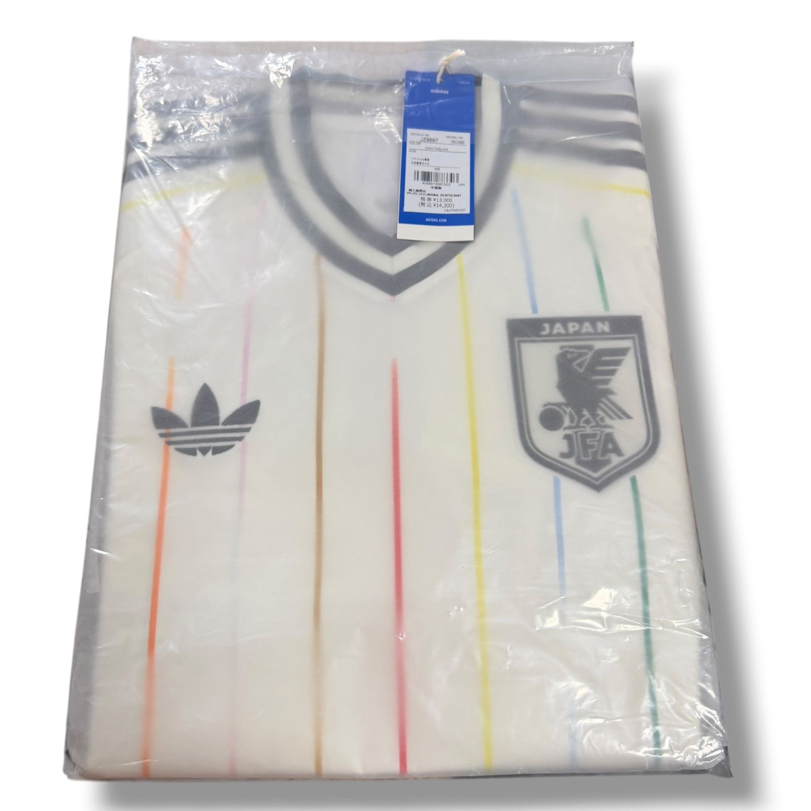 【新品未開封 XSサイズ、黄色ライン】正規品 adidas公式 JFA代表 2026 アウェイ レプリカ ユニフォーム 長袖/オーセンティック 日本　アディダス