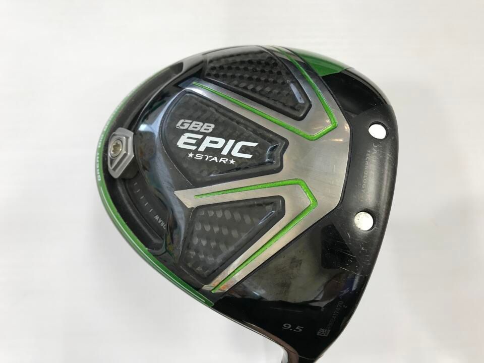 キャロウェイ　GBB EPIC STAR　9.5度　モトーレXD410　Rフレックス　ドライバー　中古【最短即日発送】