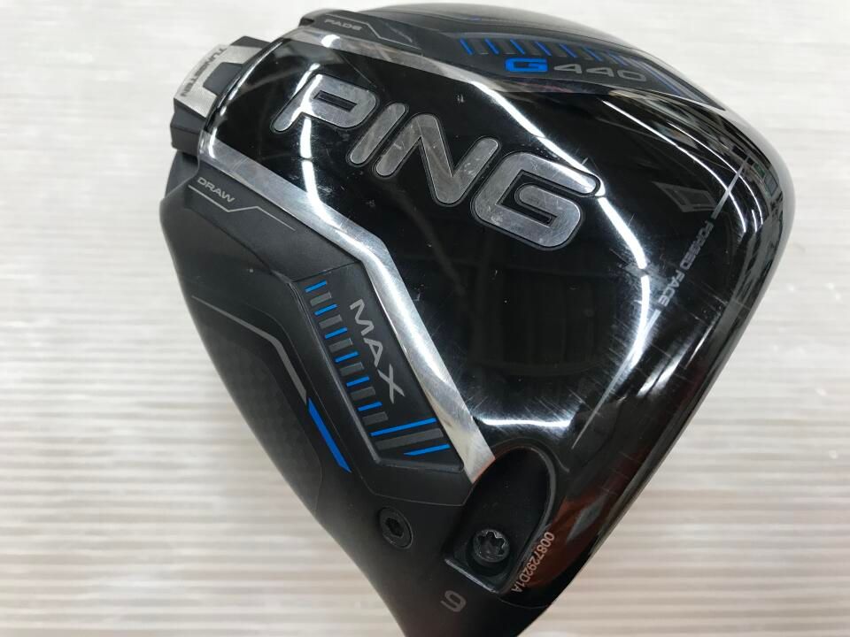 ピン　G440 MAX　9度　TOUR 2.0 BLACK 75　Sフレックス　ドライバー　中古　ゴルフドゥ！成田美郷台店【最短即日発送】