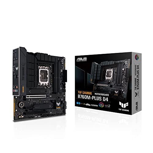 ASUS TUF GAMING B760M-PLUS D4 intel 第14・13・12世代 CPU対応 LGA1700 B760 搭載 DDR4 mATX マザーボード/国内正規代理店品t 37e6f2a7