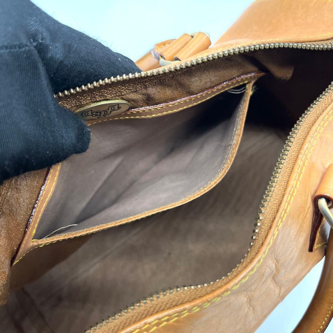aspa アスパ ヌメ革 レザー 本革 オールレザー ミニボストン ボストン
