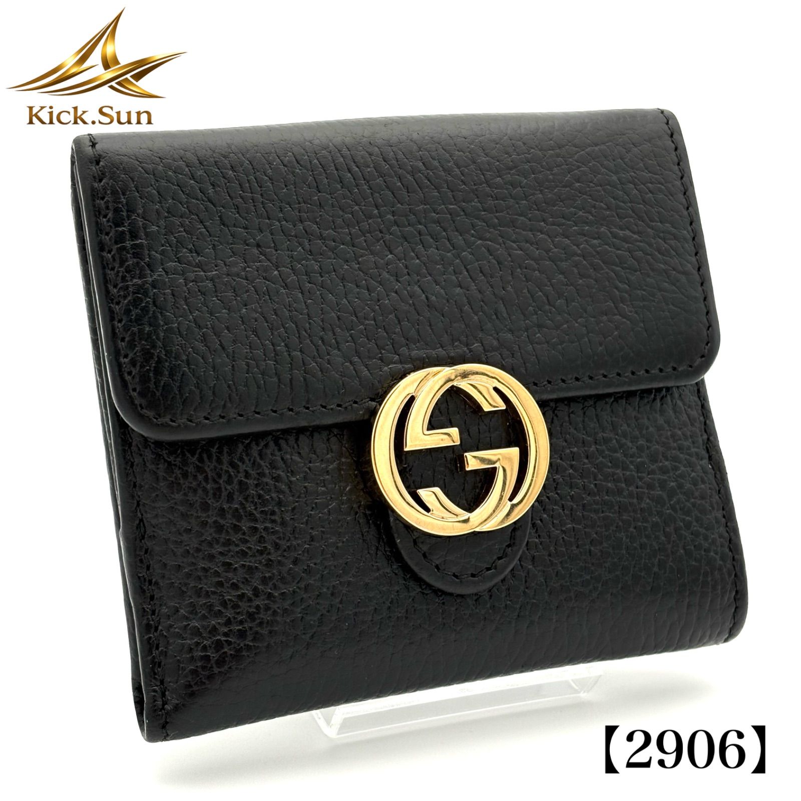 グッチ 二つ折り財布 GUCCI GUCCI グッチ 二つ折り財布 カーフレザー 0