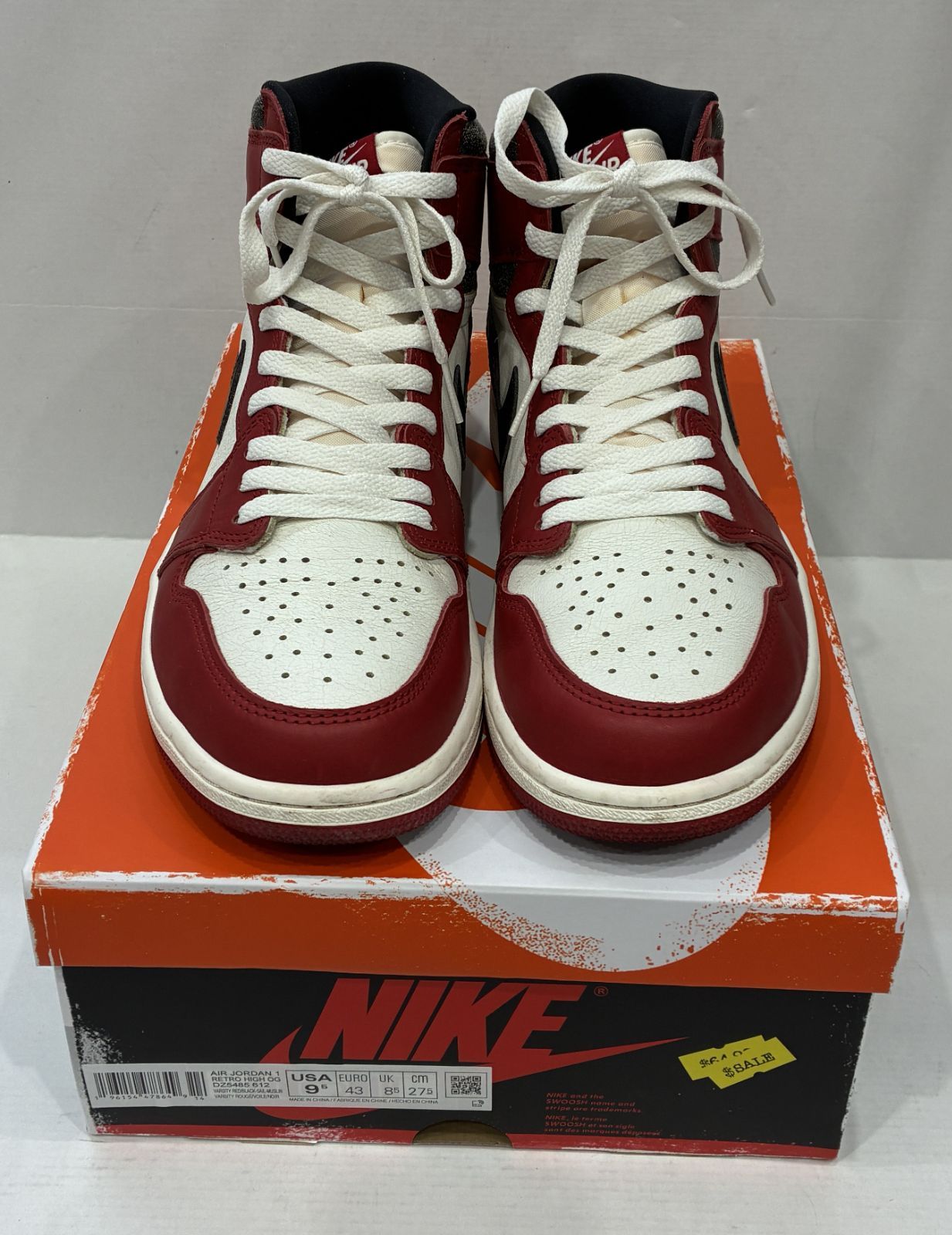中古 Nike Air Jordan 1 High OG Lost & Found Chicago 27.5㎝ ナイキ 