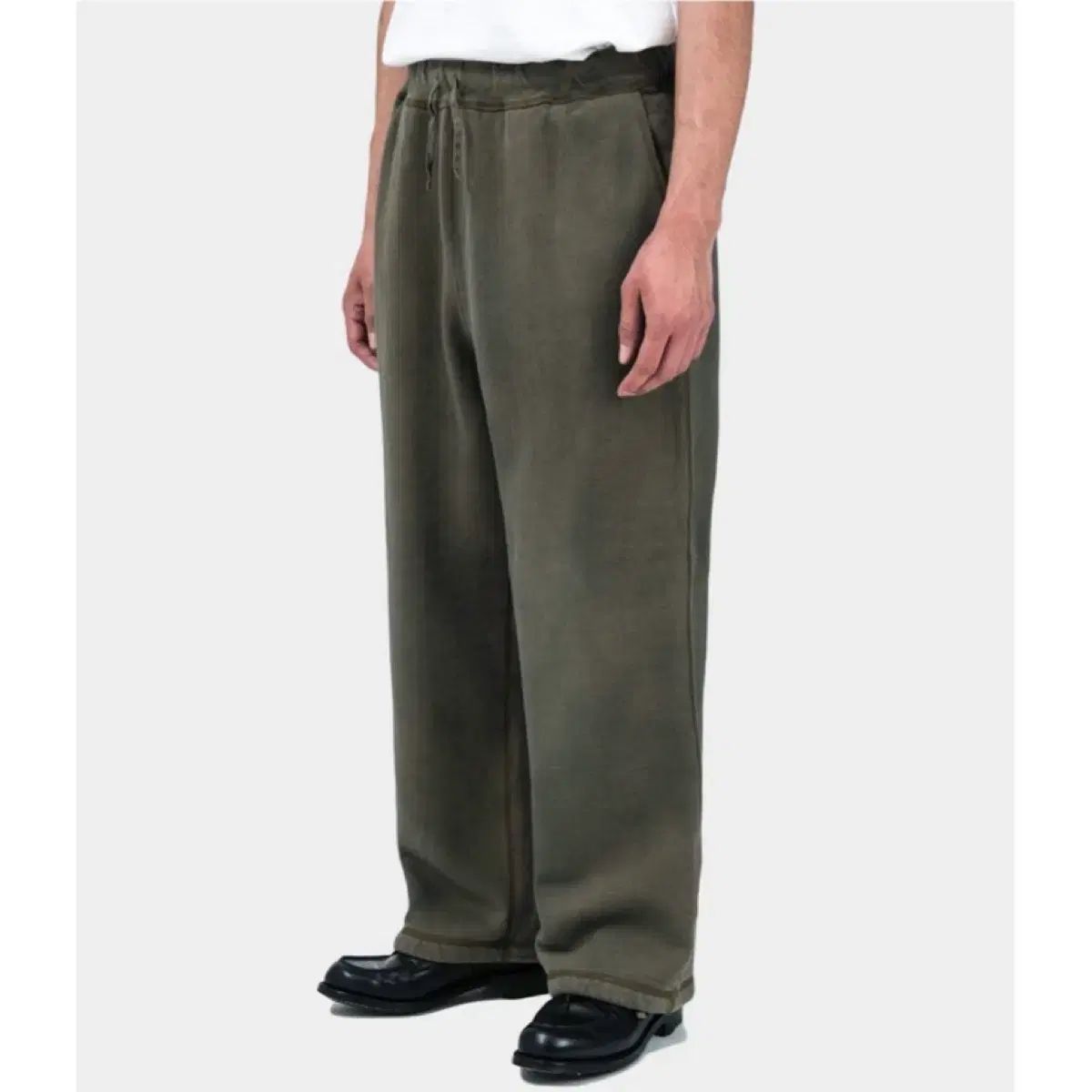 3 新品 A PRESSE 26SS オリーブ ヴィンテージ スウェット パンツ