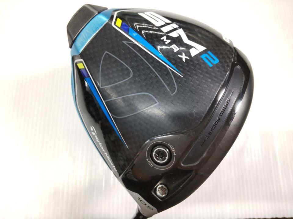 テーラーメイド　SIM2 MAX　10.5度　ディアマナ TB60　Sフレックス　ドライバー　中古　ゴルフドゥ！河口湖インター店【最短即日発送】