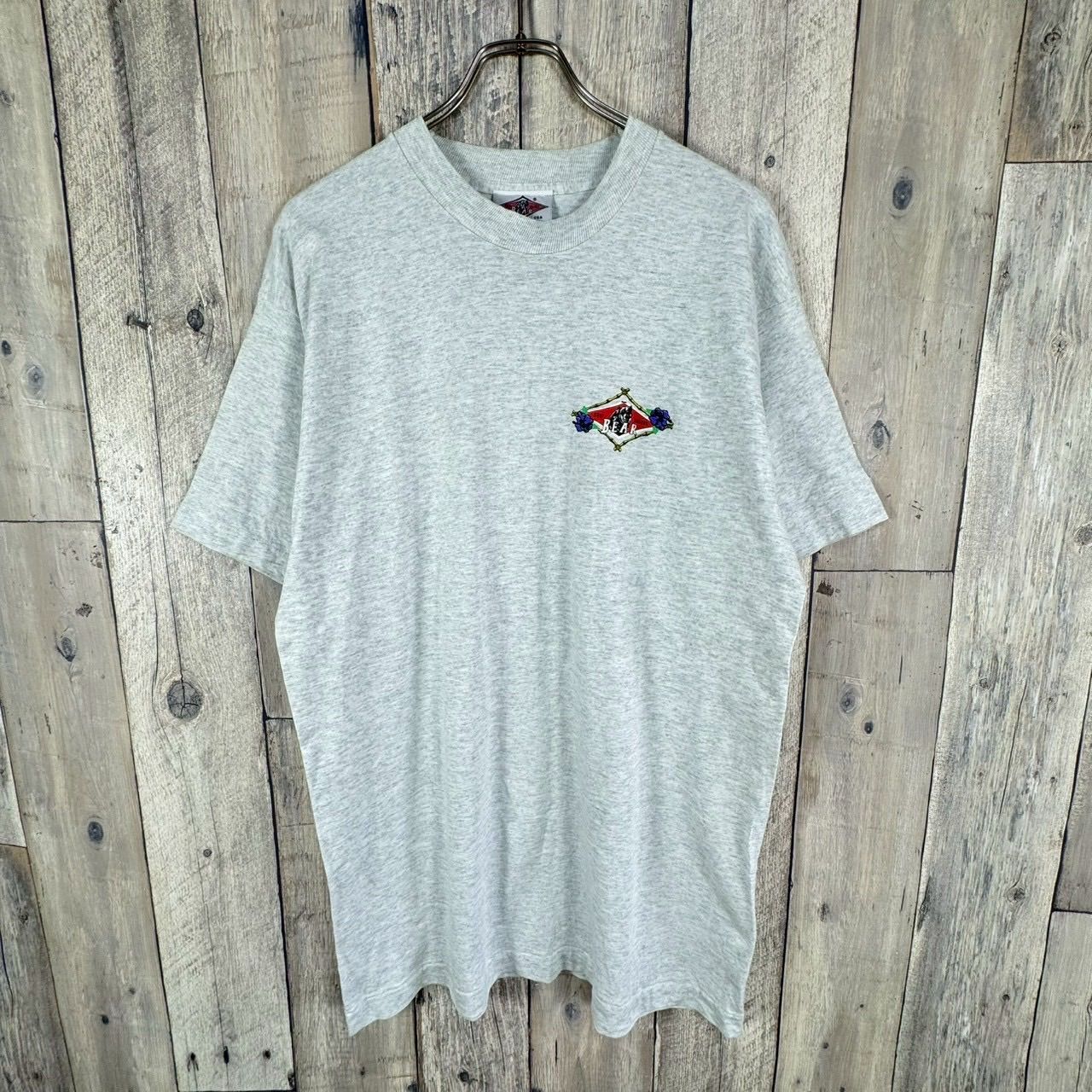 OLD BEAR 90s ベアー USA製 米国製 グレー 両面プリント シングル