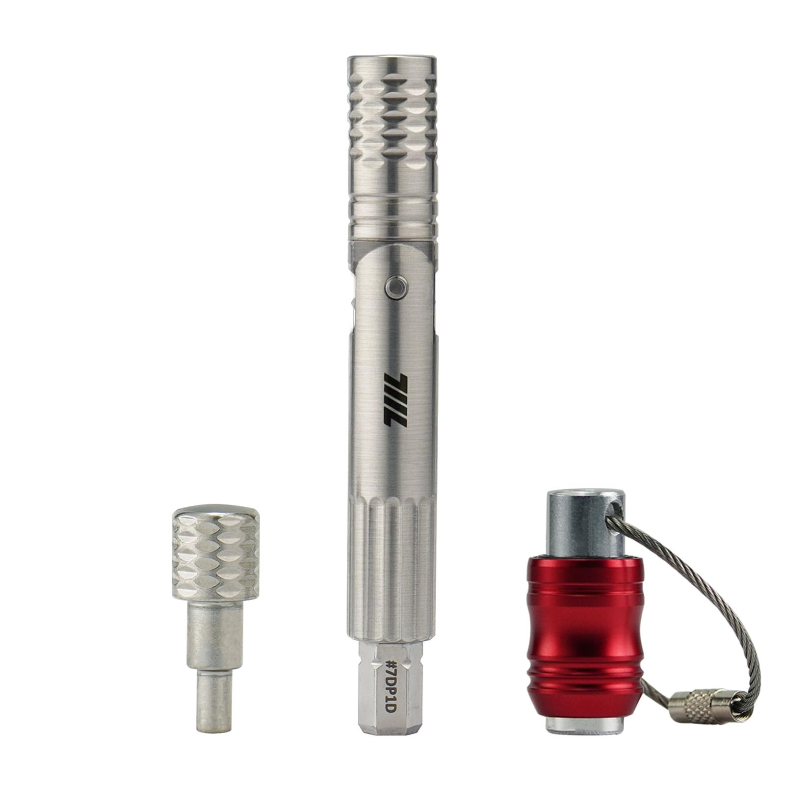 711L Pen Driver - 折りたたみ式L字ハンドル 4mm精密ビット & 1/4インチ両頭ビット対応 超小型 EDC ドライバーe 98a90fbb
