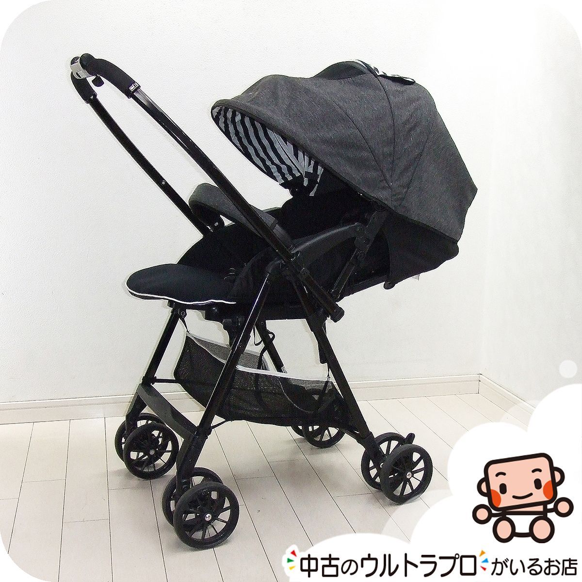 【お得っ！厳選中古】ベビーカー トイザらス iベビーハイシートライト 両対面 A型 両対面 1カ月から3歳 中古ベビーカー【C.一般中古】