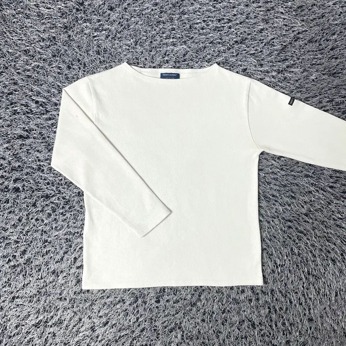SAINT JAMES セントジェームス レディース オートミール ボートネック Tシャツ