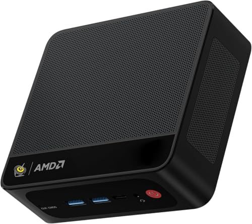 Beelink Mini PC Ryzen 5 5500U、最大4.0GHz、Win11、SER5、高速冷却、32GB DDR4、500GB SSD、6C/12T、小型PC、4K 2画面出力、WiFi 6/Bluetooth 5.2、省電力、 f7d883d5